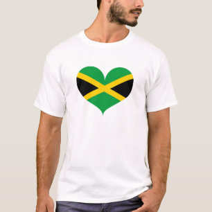 I Liebe Jamaica Flag T-Shirt