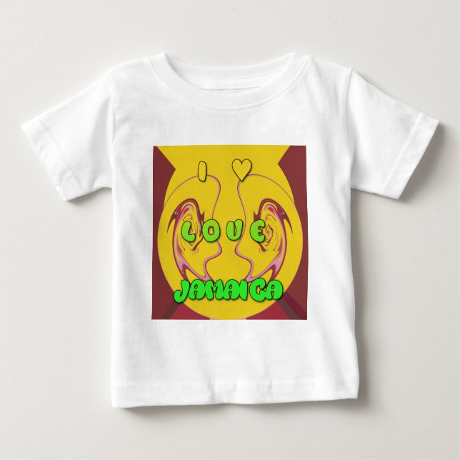 I Liebe Jamaica.png Baby T-shirt (Vorderseite)