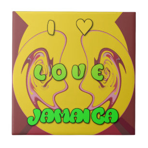 I Liebe Jamaica.png Fliese