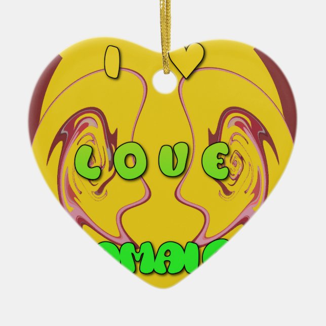 I Liebe Jamaica.png Keramikornament (Vorne)