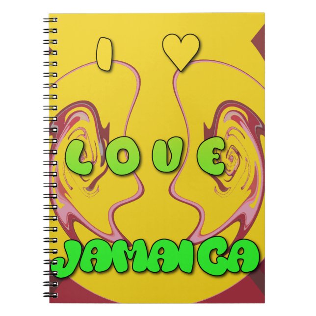 I Liebe Jamaica.png Notizblock (Vorderseite)