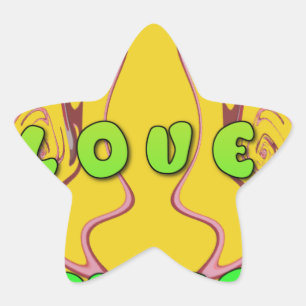 I Liebe Jamaica.png Stern-Aufkleber