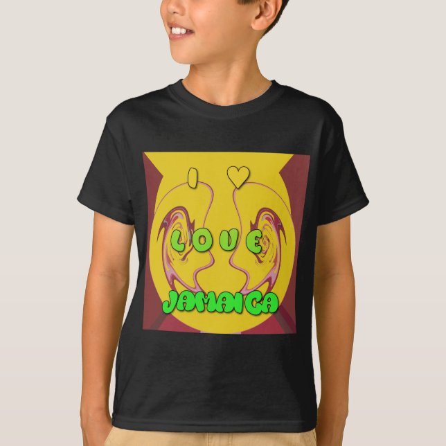 I Liebe Jamaica.png T-Shirt (Vorderseite)