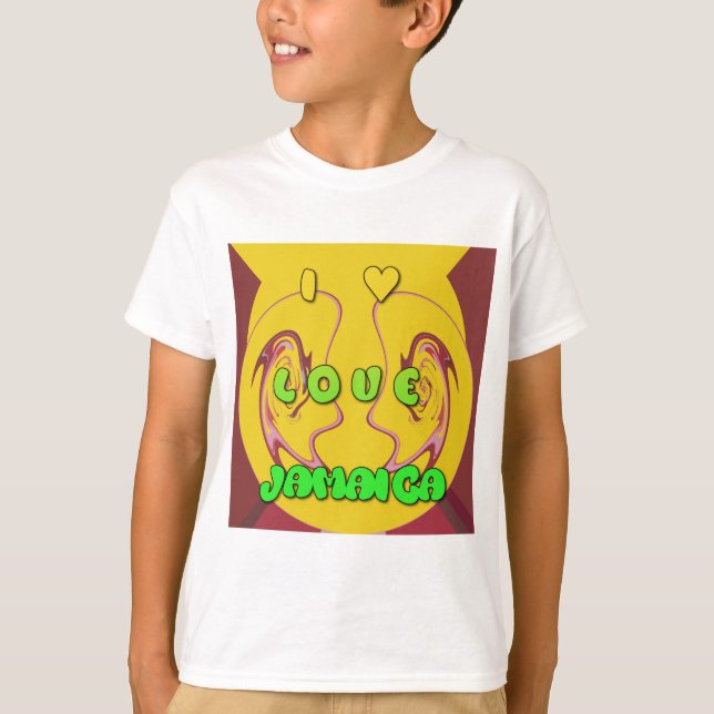 I Liebe Jamaica.png T-Shirt (Vorderseite)