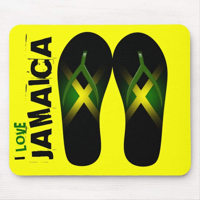 I Liebe Jamaika Mousepad (Vorne)
