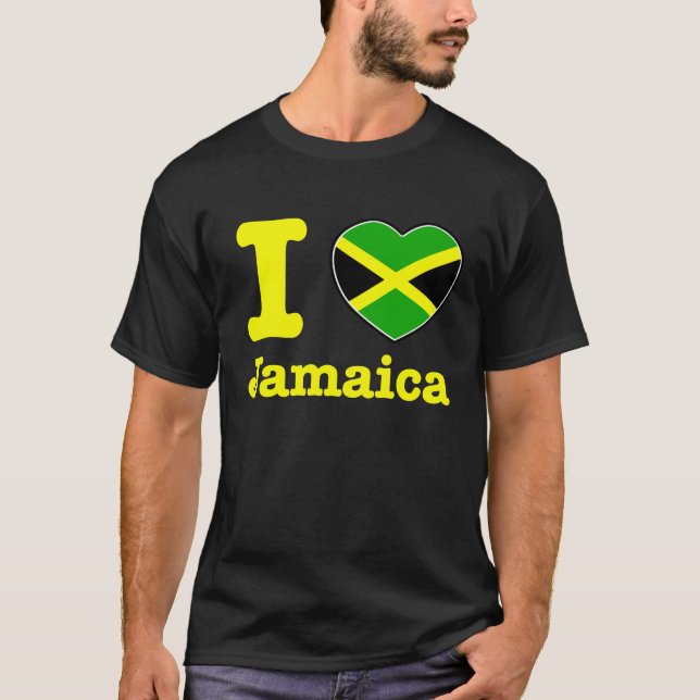 I Liebe Jamaika T-Shirt (Vorderseite)