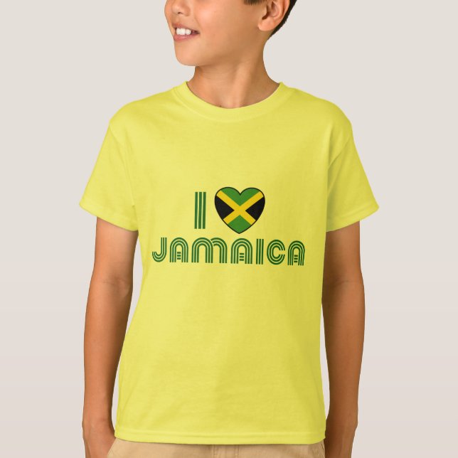 I Liebe Jamaika T-Shirt (Vorderseite)