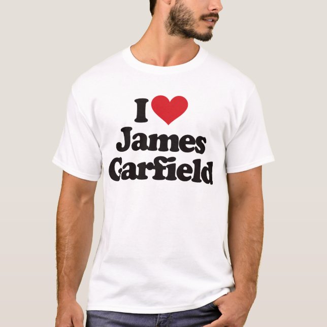 I Liebe James Garfield T-Shirt (Vorderseite)