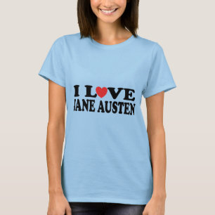 I Liebe Jane Austen Book Lover Tee Shirt