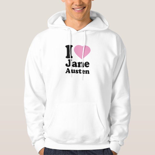 I Liebe-Jane Austen Hoodie (Vorderseite)