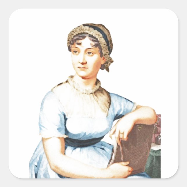I Liebe Jane Austen Sticker (Vorderseite)