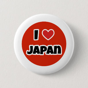 I Liebe Japan Button