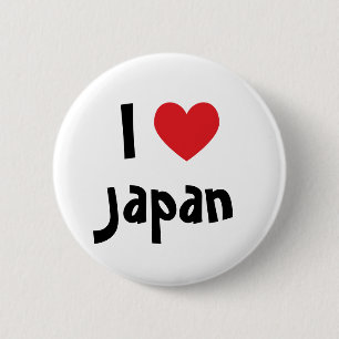I Liebe Japan Button