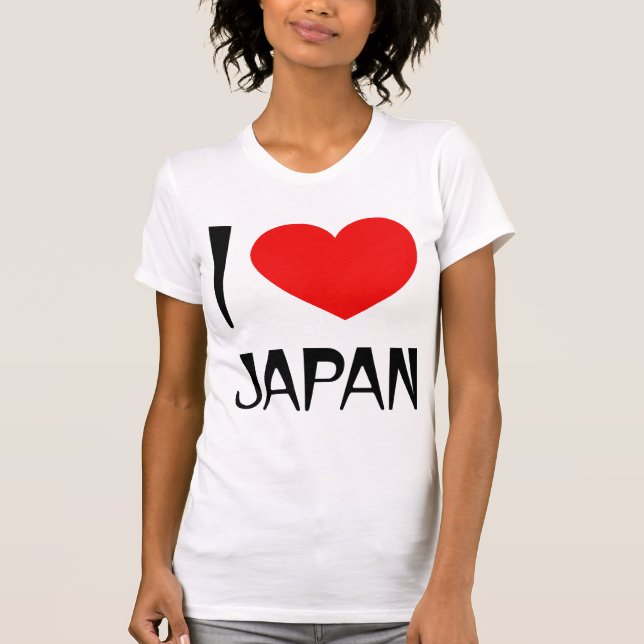 I Liebe-Japan-Damen-T - Shirt (Vorderseite)