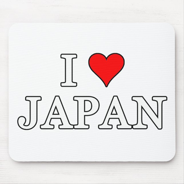 I Liebe Japan Mousepad (Vorne)