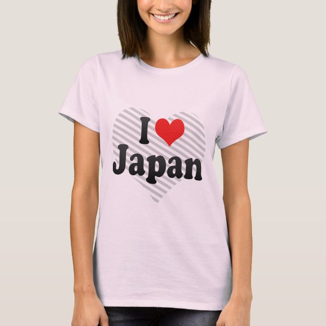 I Liebe Japan T-Shirt (Vorderseite)