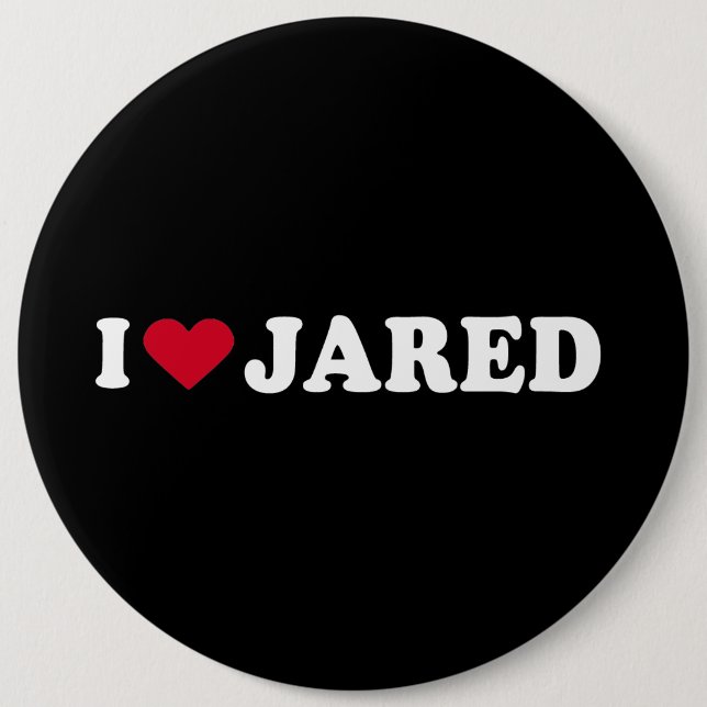I LIEBE JARED BUTTON (Vorderseite)