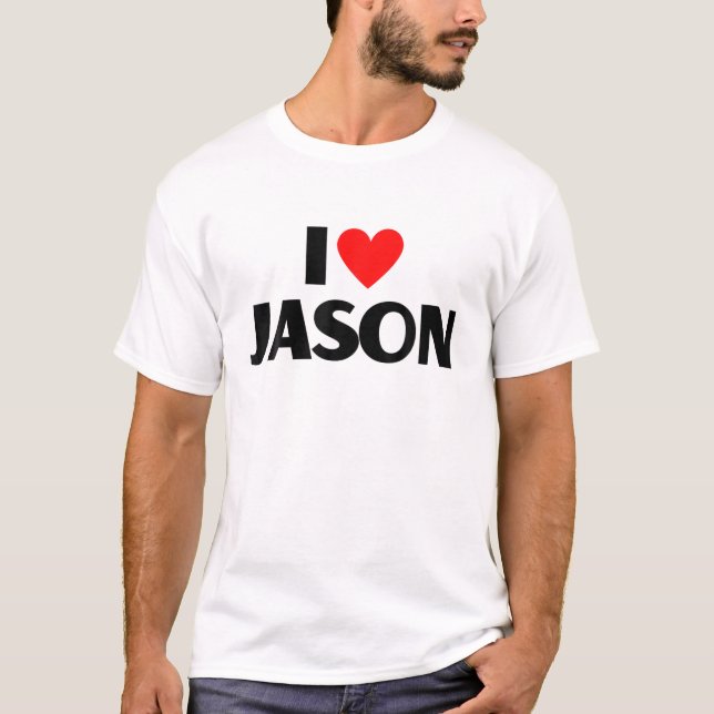 I Liebe Jason - I Heart Jason T-Shirt (Vorderseite)