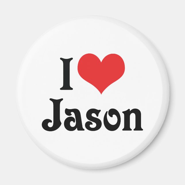 I Liebe Jason Magnet (Vorne)