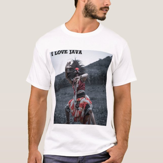 I Liebe Java T-Shirt (Vorderseite)