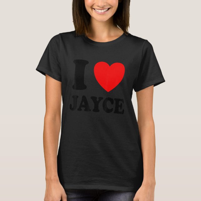 I Liebe Jayce T-Shirt (Vorderseite)