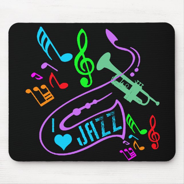 I LIEBE-JAZZ MOUSEPAD (Vorne)