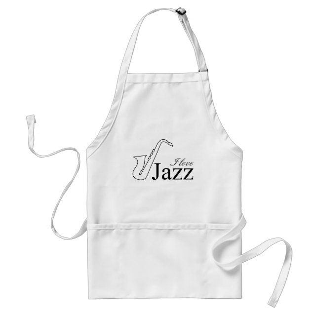 I Liebe Jazz Schürze (Vorne)