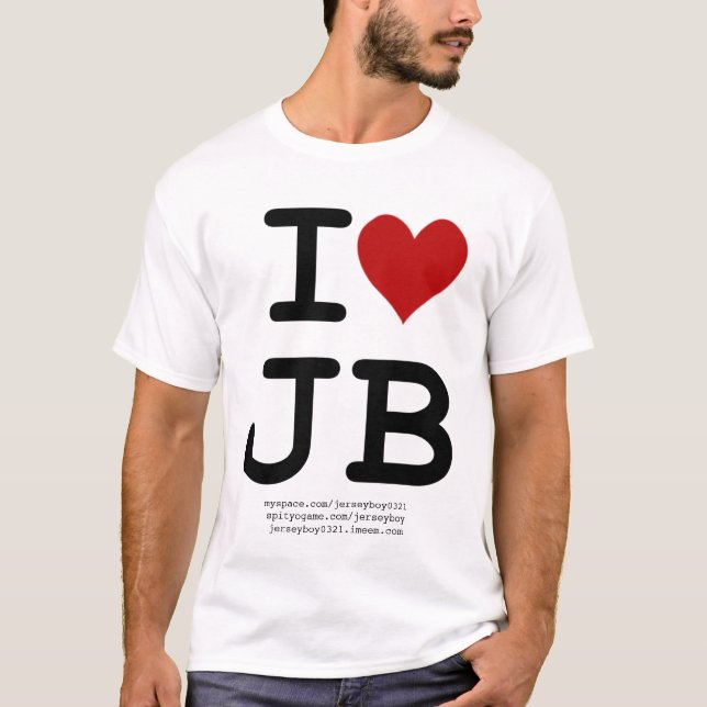 I Liebe JB T - Shirt (Vorderseite)