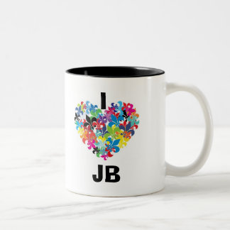 I Liebe JB Zweifarbige Tasse
