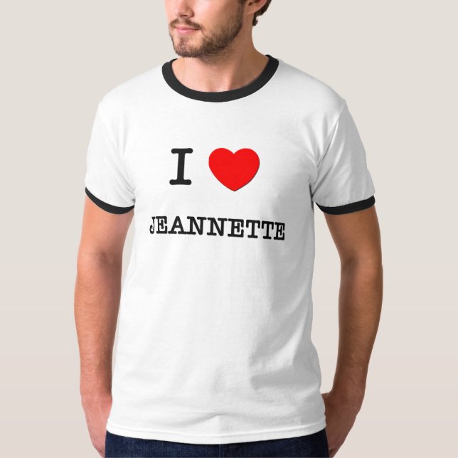I Liebe Jeannette T-Shirt (Vorderseite)