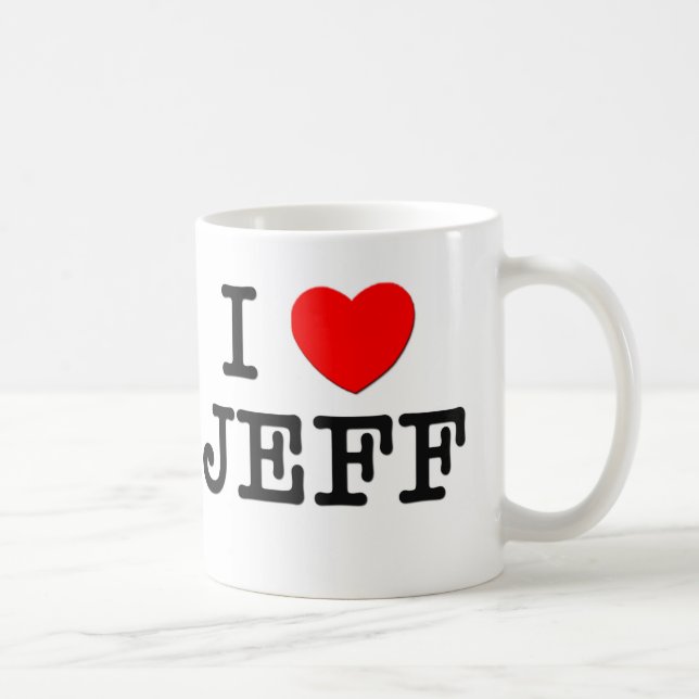I Liebe Jeff Tasse (Rechts)