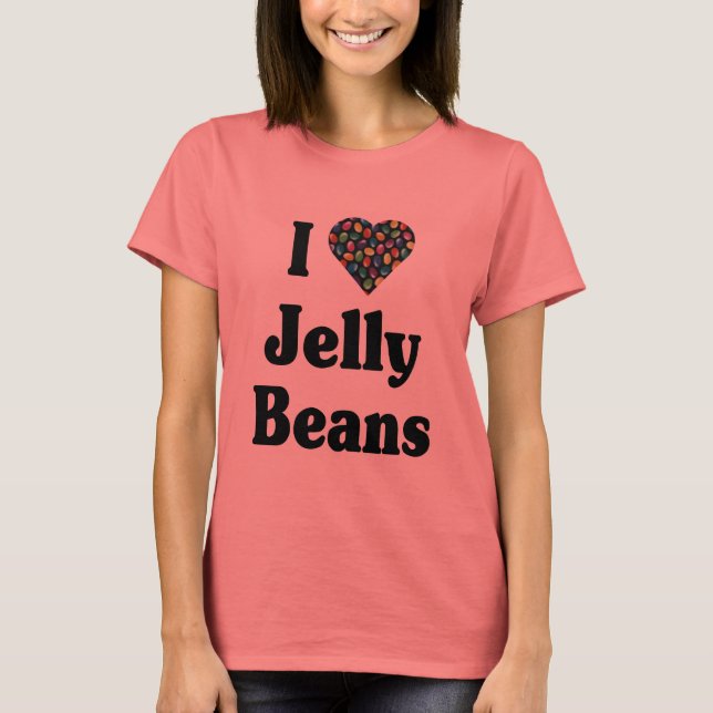 I Liebe Jelly Beans T - Shirt (Vorderseite)
