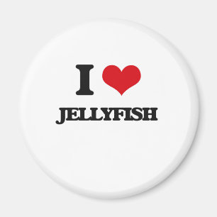 I Liebe Jellyfish Magnet
