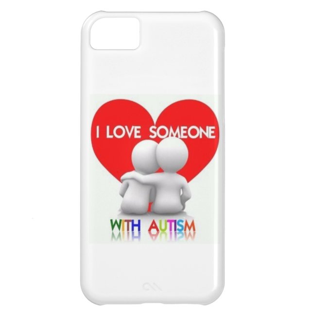 I LIEBE JEMAND MIT FALL DES AUTISMUS-IPHONE Case-Mate iPhone HÜLLE (Rückseite)