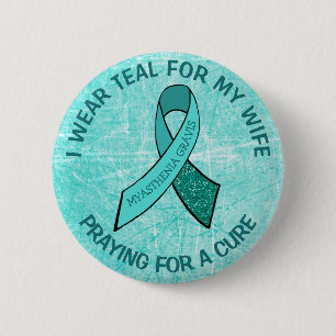 I Liebe Jemand mit Myasthenia Gravis Button