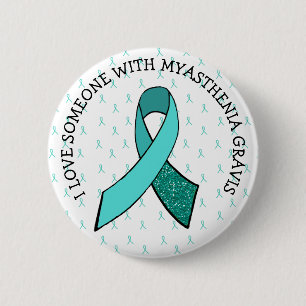 I Liebe Jemand mit Myasthenia Gravis Button