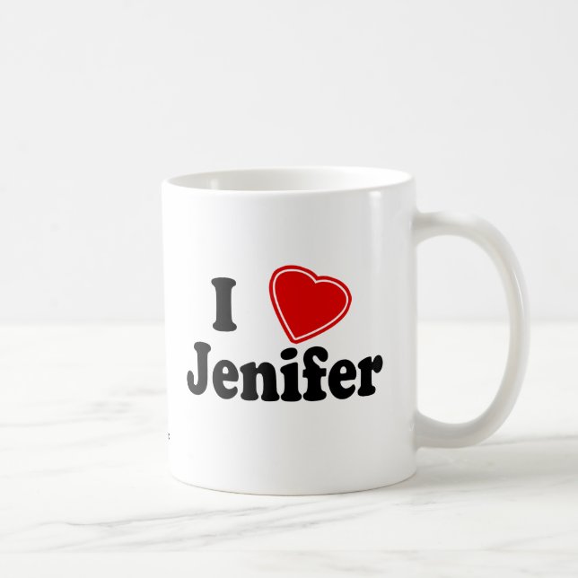 I Liebe Jenifer Tasse (Rechts)