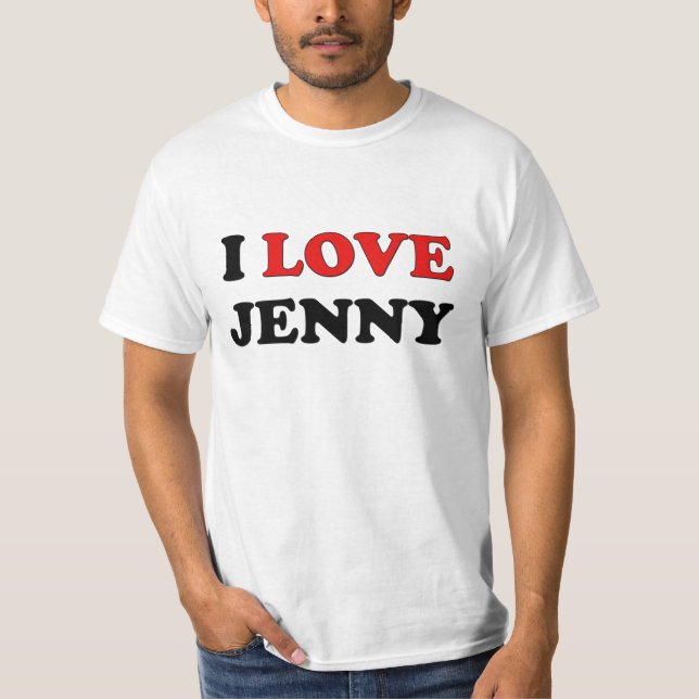 I Liebe Jenny T-Shirt (Vorderseite)