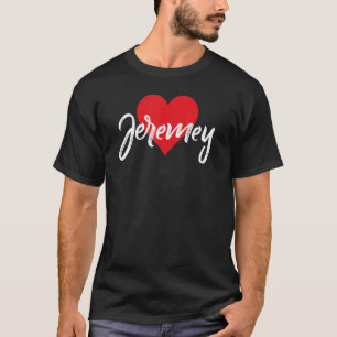 I Liebe Jeremey Vorname I Herz T-Shirt