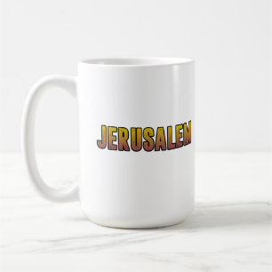 I Liebe Jerusalem Israel Kaffeetasse