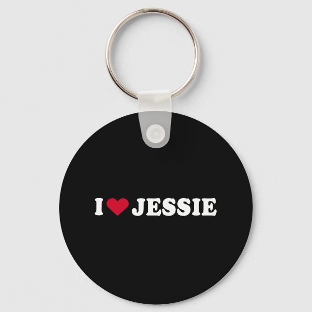 I LIEBE JESSIE SCHLÜSSELANHÄNGER (Vorderseite)