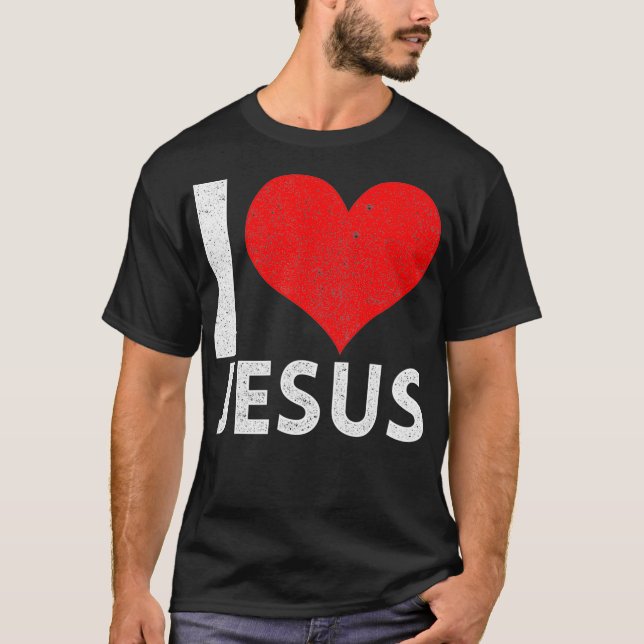 I Liebe Jesus _1 T-Shirt (Vorderseite)