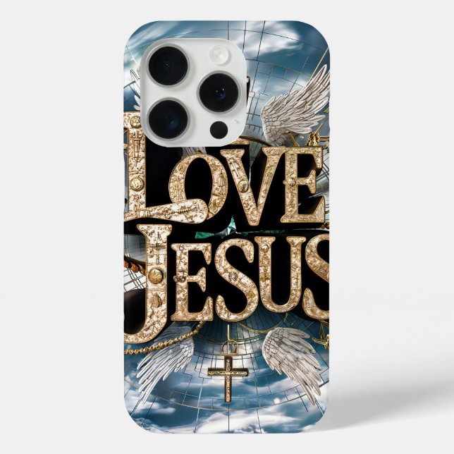 I Liebe Jesus #4 Case-Mate iPhone Case (Rückseite)