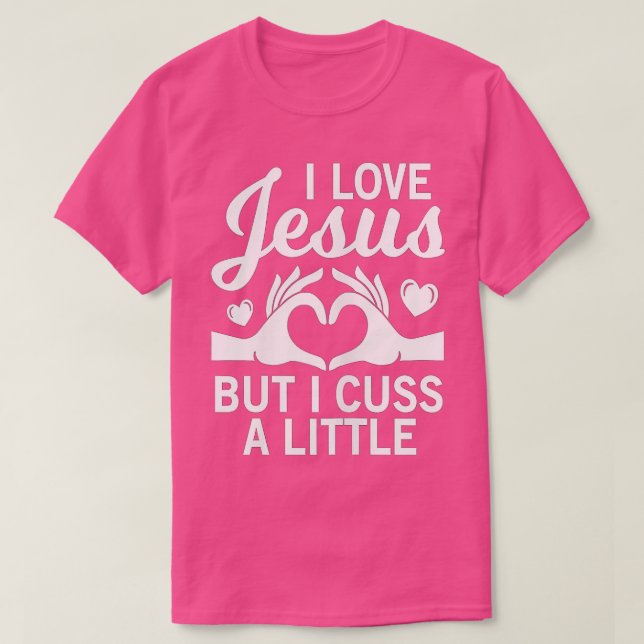 I Liebe jesus, aber ich habe ein wenig für den rel T-Shirt (Design vorne)