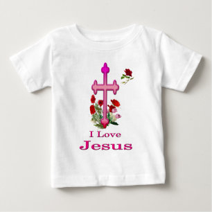 I Liebe Jesus Baby T-shirt