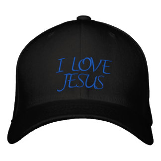 I LIEBE JESUS BESTICKTE KAPPE