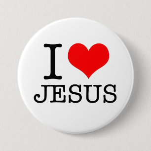I Liebe Jesus Button