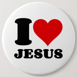 I LIEBE JESUS BUTTON