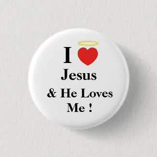 I Liebe Jesus Button