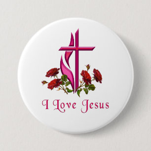 I Liebe Jesus Button